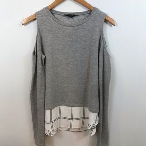 💸 3 for $30 💸 Cold-shoulder sweater + plaid